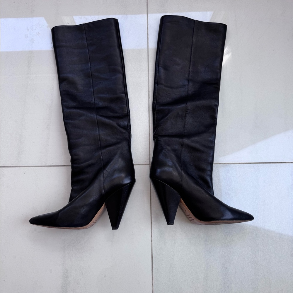 Isabel Marant Barely Worn Knee High Boots Fr 39 = Eu 38